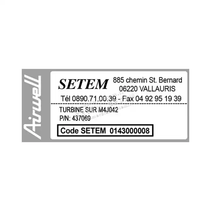 0143000008-TURBINE AIRWELL SUR M4J042 3