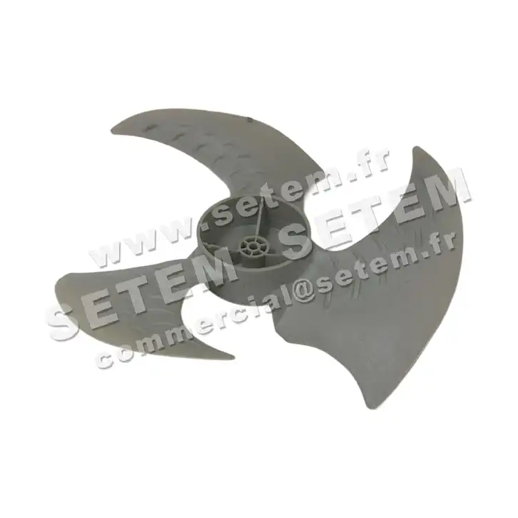 0143000400-HELICE PLASTIQUE 3 PALES D493MM A12MM MOTEUR AIRWELL -HELICE 2