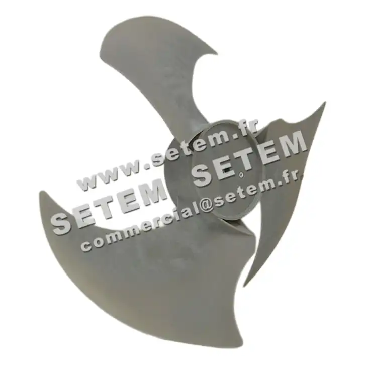 0143000400-HELICE PLASTIQUE 3 PALES D493MM A12MM MOTEUR AIRWELL -HELICE 3