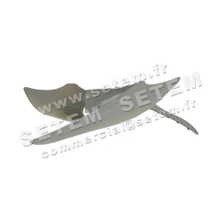 0143000400-HELICE PLASTIQUE 3 PALES D493MM A12MM MOTEUR AIRWELL -HELICE 4