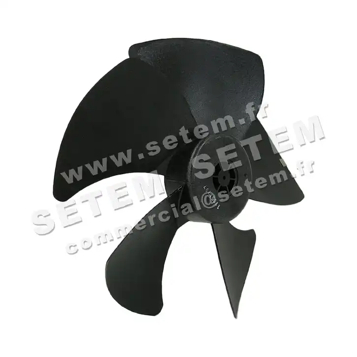 0143002000-HELICE PLASTIQUE 5 PALES D400MM A8MM MOTEUR AIRWELL -HELICE "FD400.NP5" 3