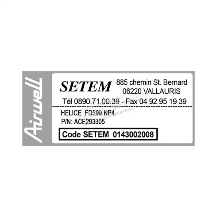 0143002008-HELICE FD559.NP4.559/4 AIRWELL 3