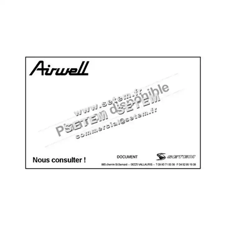 0143006125-ENSEMBLE GRILLE AIRWELL SUR K240G 2