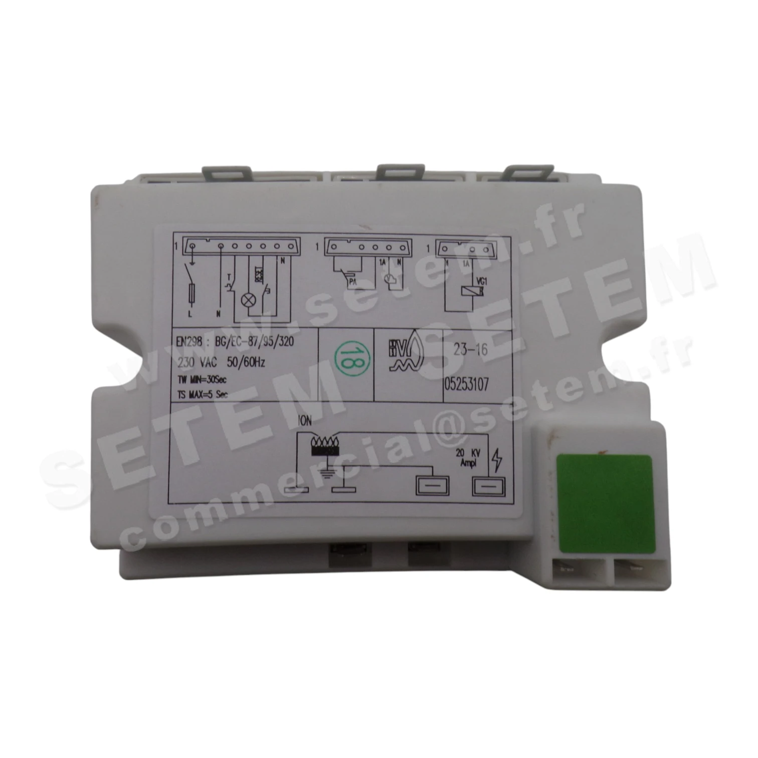 BOITIER DE CONTROLE EN298:BG/EC-87/95/320