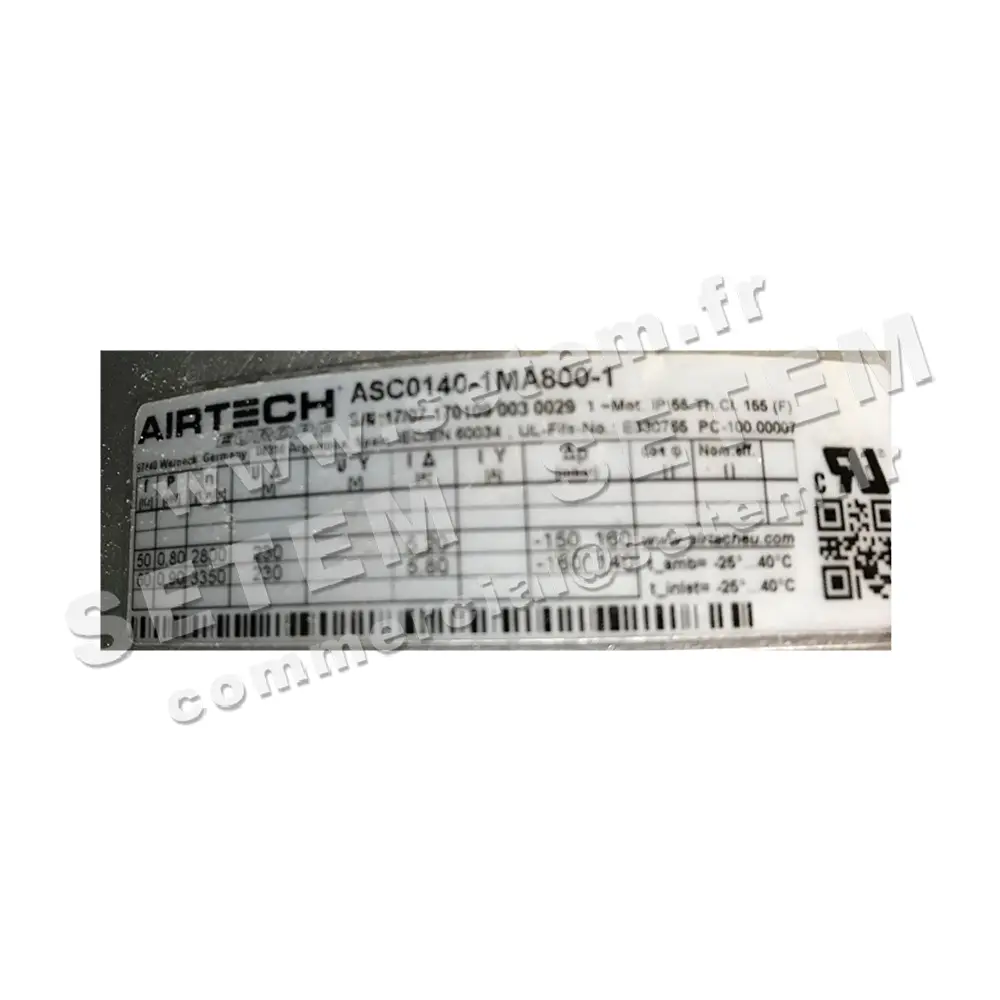 0201603214-COMPRESSEUR A CANAL LATERAL AIRTECH ASC0140-1MA800-1