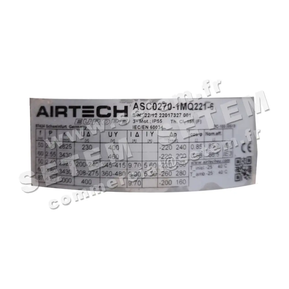 SOUFFLANTE ASC0270-1MQ221-6