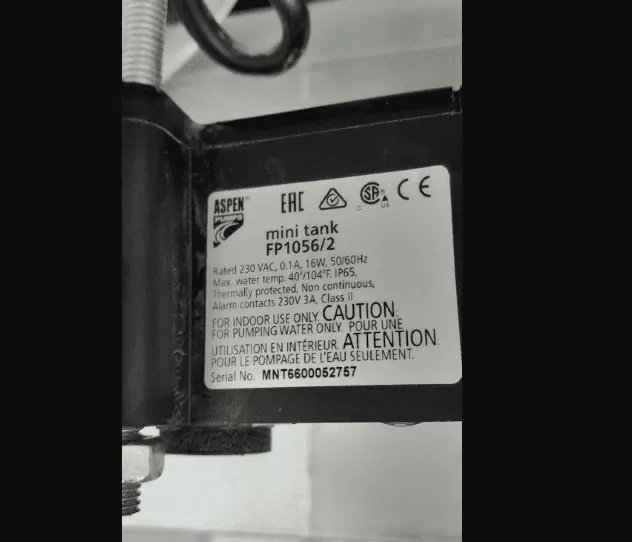 0222000000-POMPE DE RELEVAGE CONDENSATS ASPEN PUMPS FP1056/2