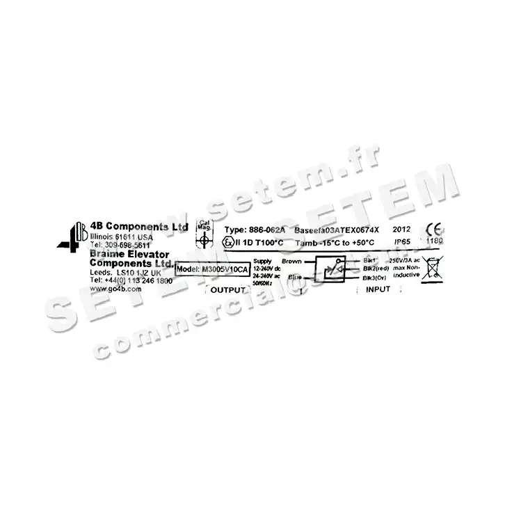 0369000109-DETECTEUR 4B M3005V10CA 2
