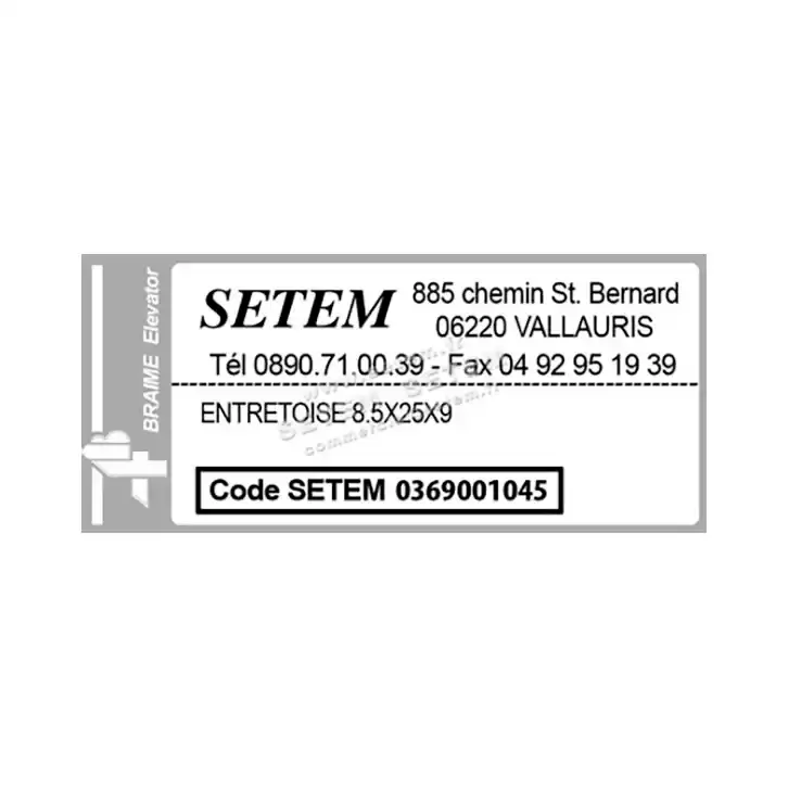 0369001045-ENTRETOISE 8.5X25X9 4B 3