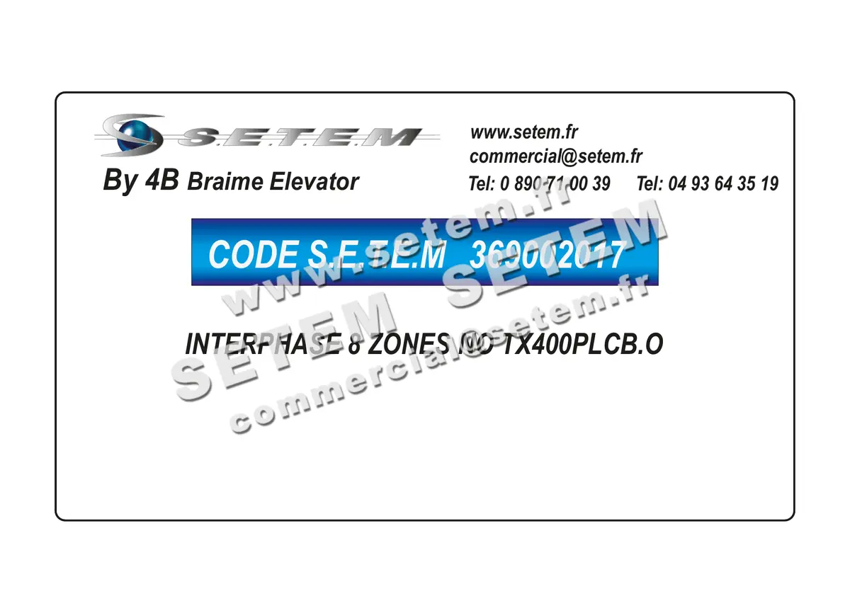 0369002017-INTERPHASE 8 ZONES NO TX400PLCB.O 4B 2