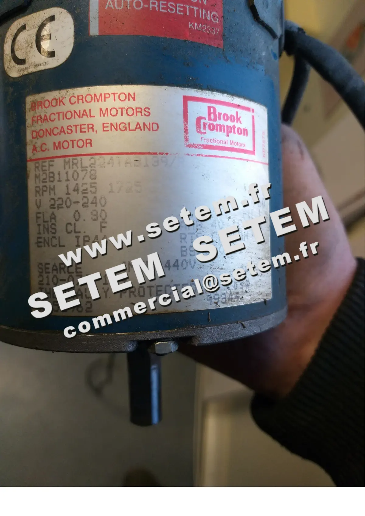 0373000850-MOTEUR BROOK MRL224TAB139/R "210.070.104" *M2B11078* 2