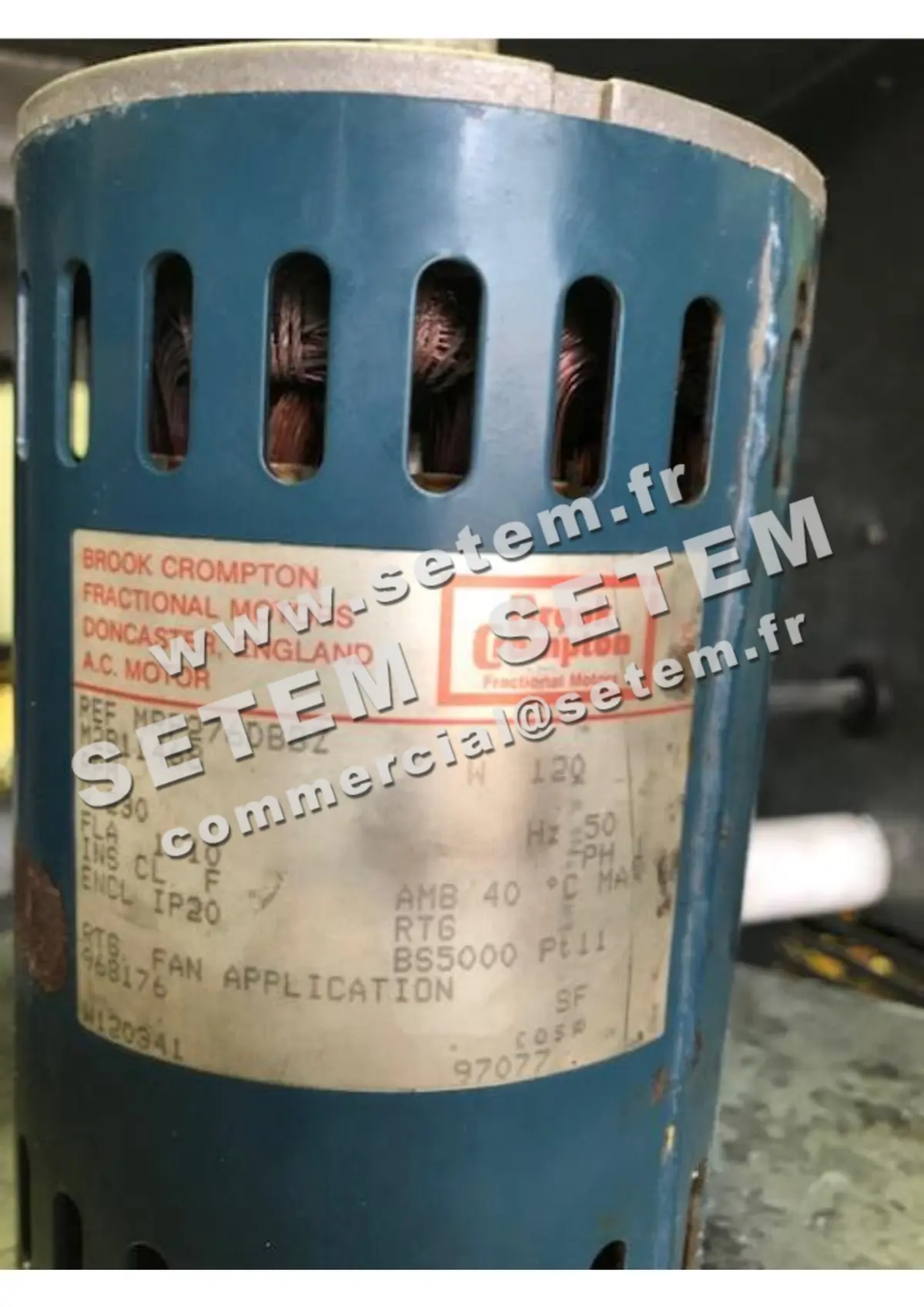 0373009810-MOTEUR BROOK MRP276DBBZ "009114311" *M2B11468* 5