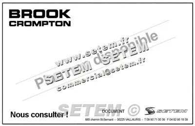 0373009874-PATTE GAUCHE SUR MOTEUR BROOK WPUDF250MNE 2