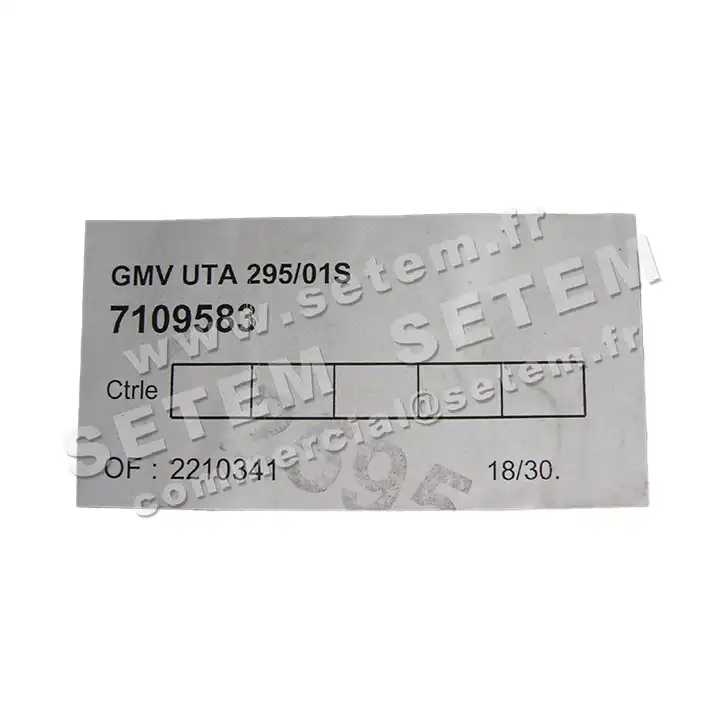 0608000027-GMV CIAT UTA295/01S K48410MO2282 *7324761* 5