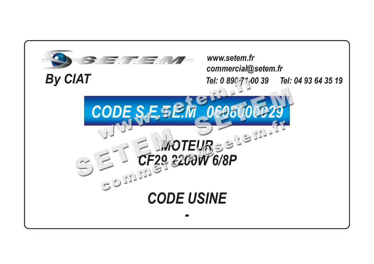 0608000029-MOTEUR CIAT CF29 2200W 6/8P