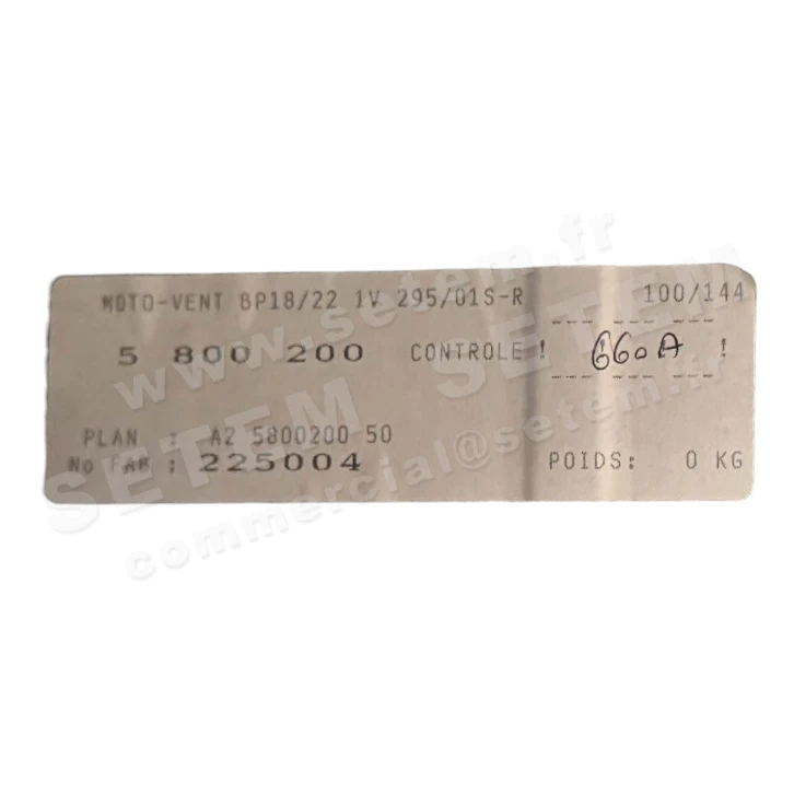 0608000414-GMV CIAT BP18/22 1V UTA295/01S.R K35417MO1449 *5800200*
