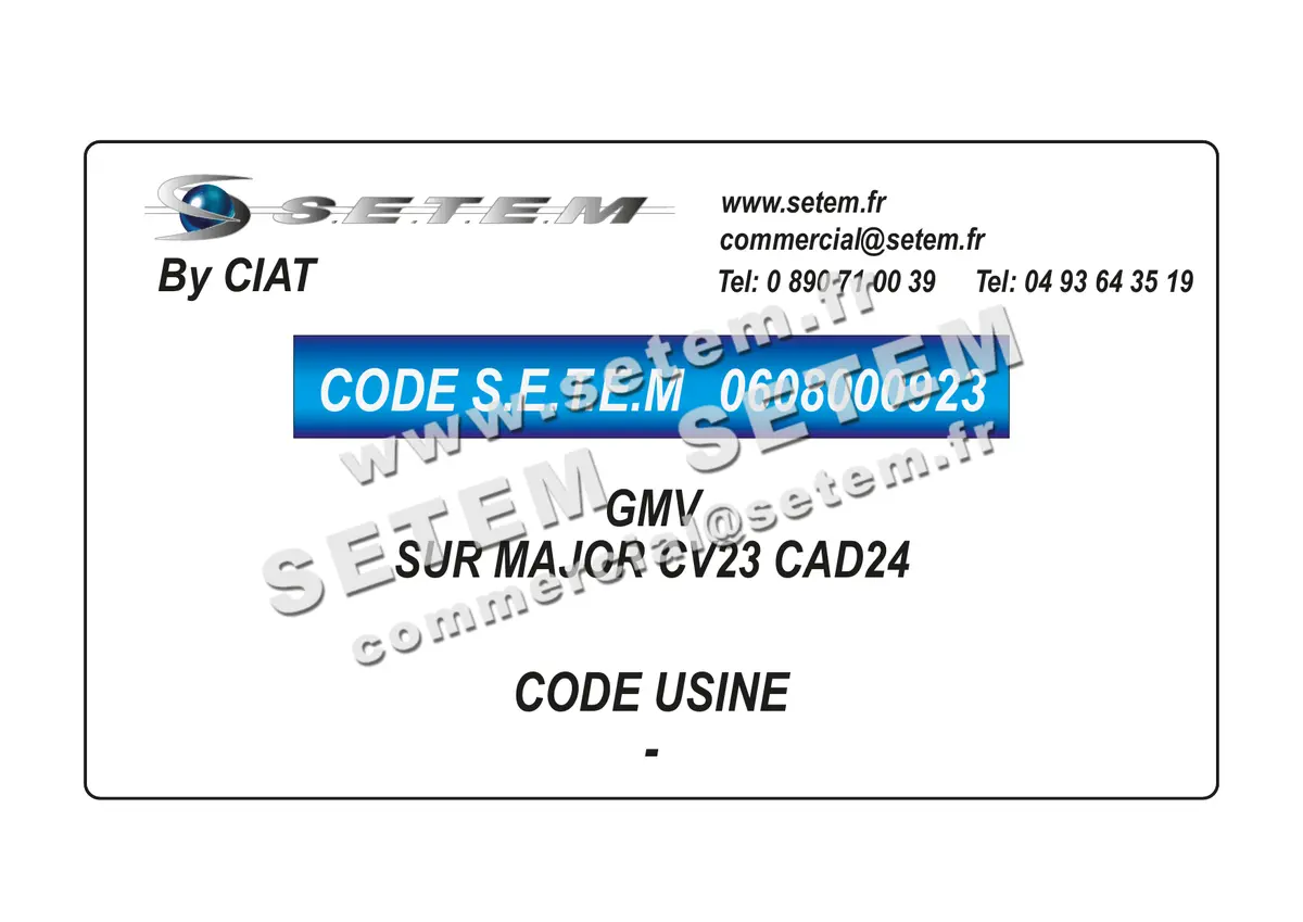 0608000923-GMV CIAT SUR MAJOR CV23 CAD24