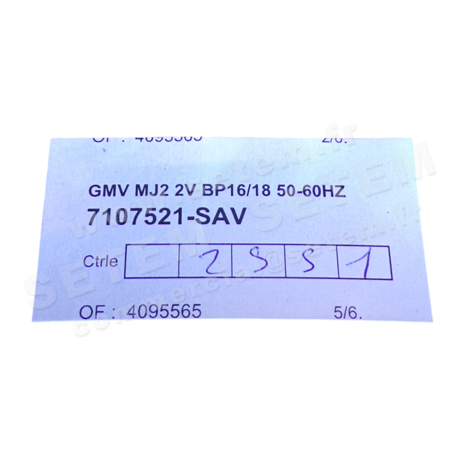 GMV BP16/18 NCH430 *7107521* 3