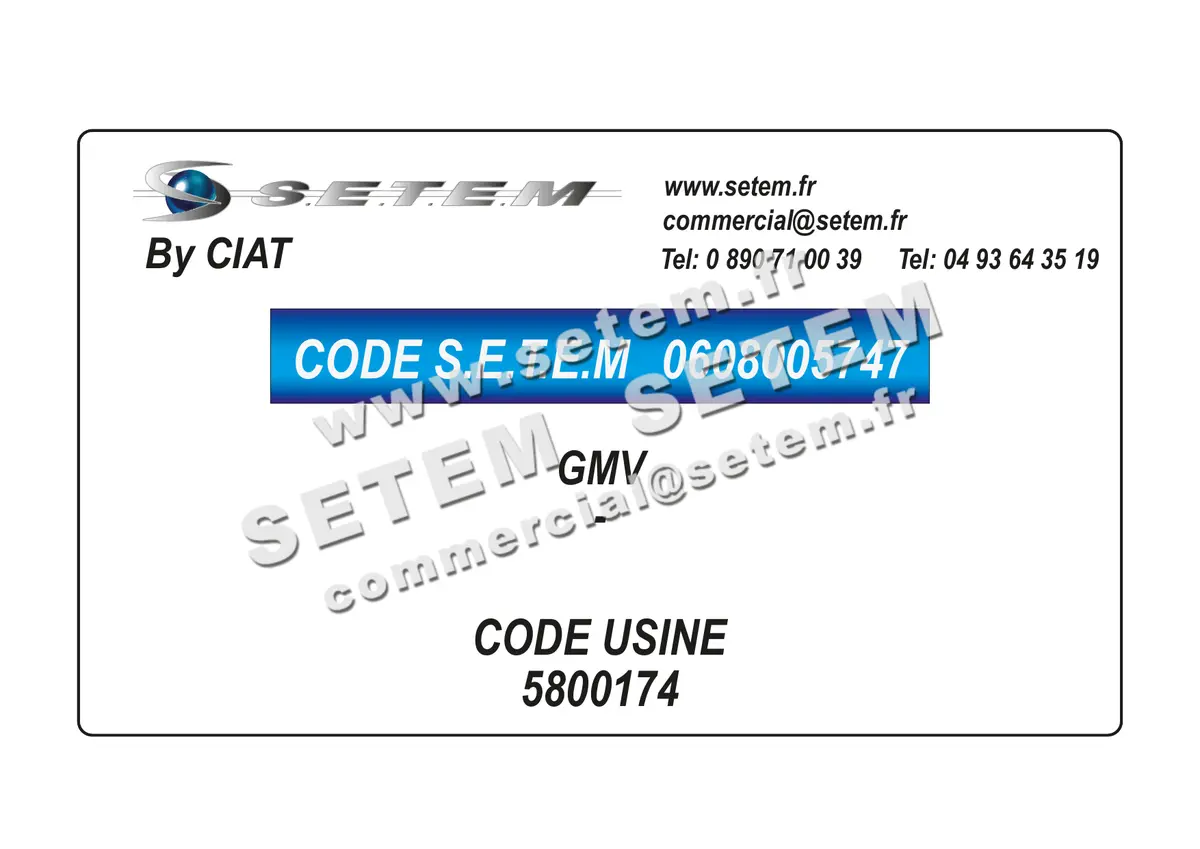 0608005747-GMV CIAT *5800174*