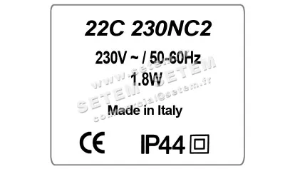 0644000051-SERVOMOTEUR CAZZANIGA 22C230NC2 2