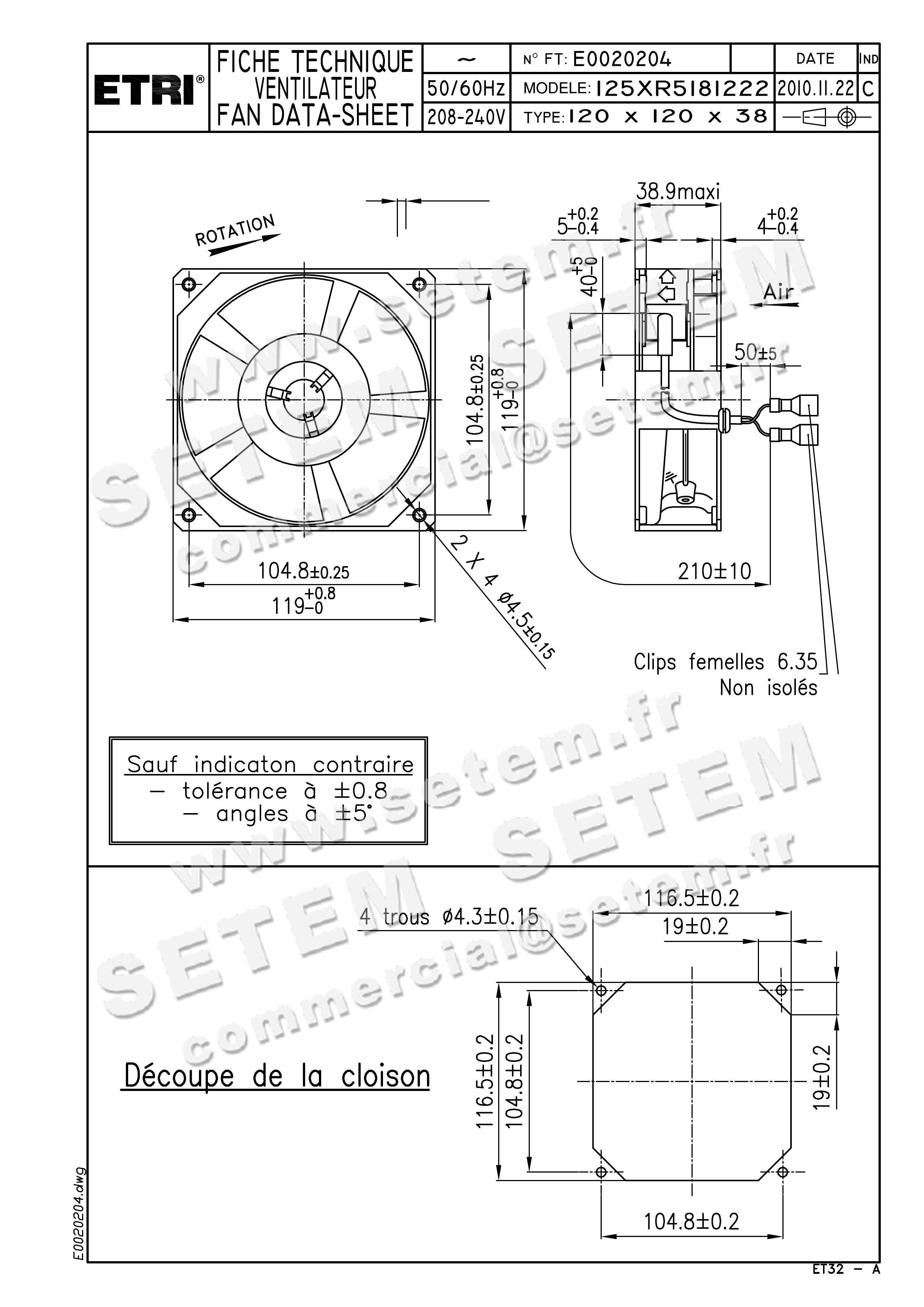 0694008754-VENTILATEUR ETRI 125XR5181222