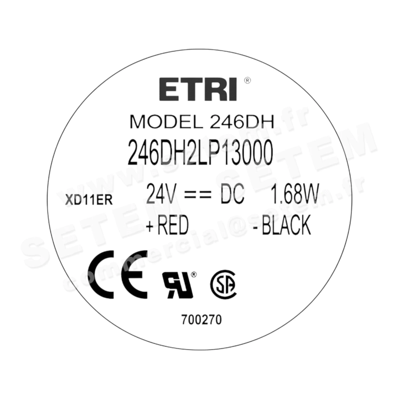 0694009856-VENTILATEUR ETRI 246DH2LP13000 3