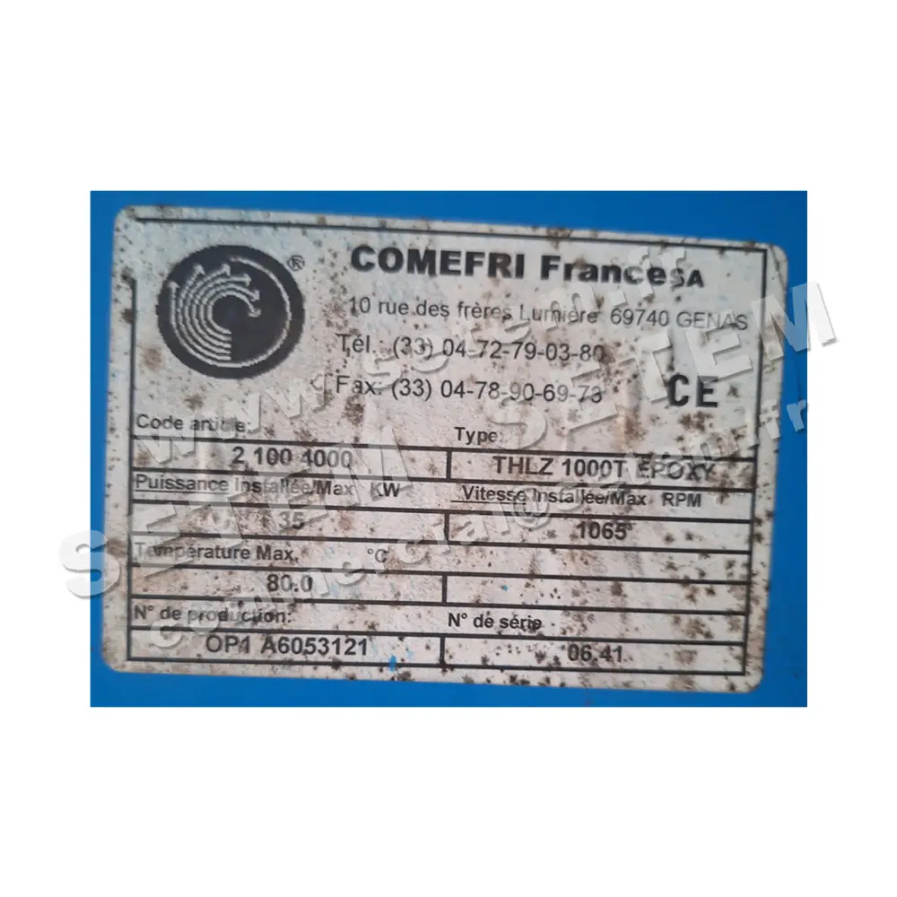 0695503012-VENTILATEUR COMEFRI THLZ1000T EPOXY *21004000* 2