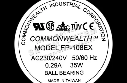 0698000108-VENTILATEUR COMMONWEAL FP.108EX.S1.B M230V 3