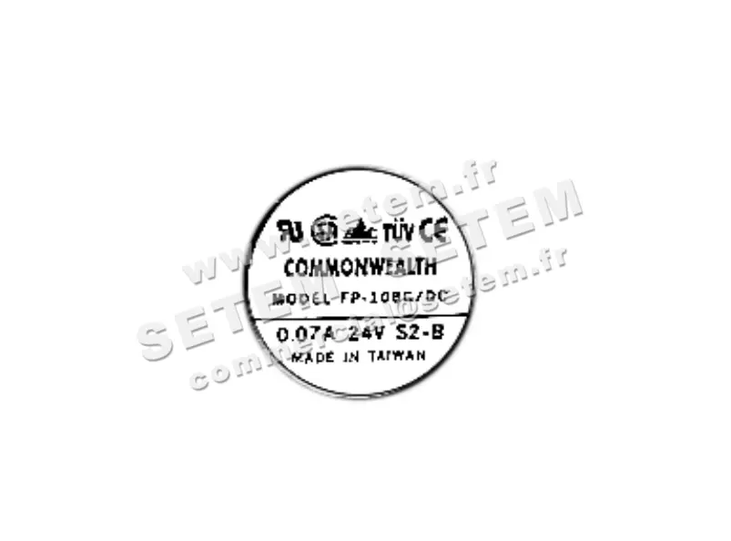 0698001040-VENTILATEUR COMMONWEAL FP.108G 24V