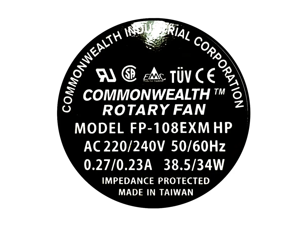 0698001080-VENTILATEUR COMMONWEAL FP.108EXMHP 2