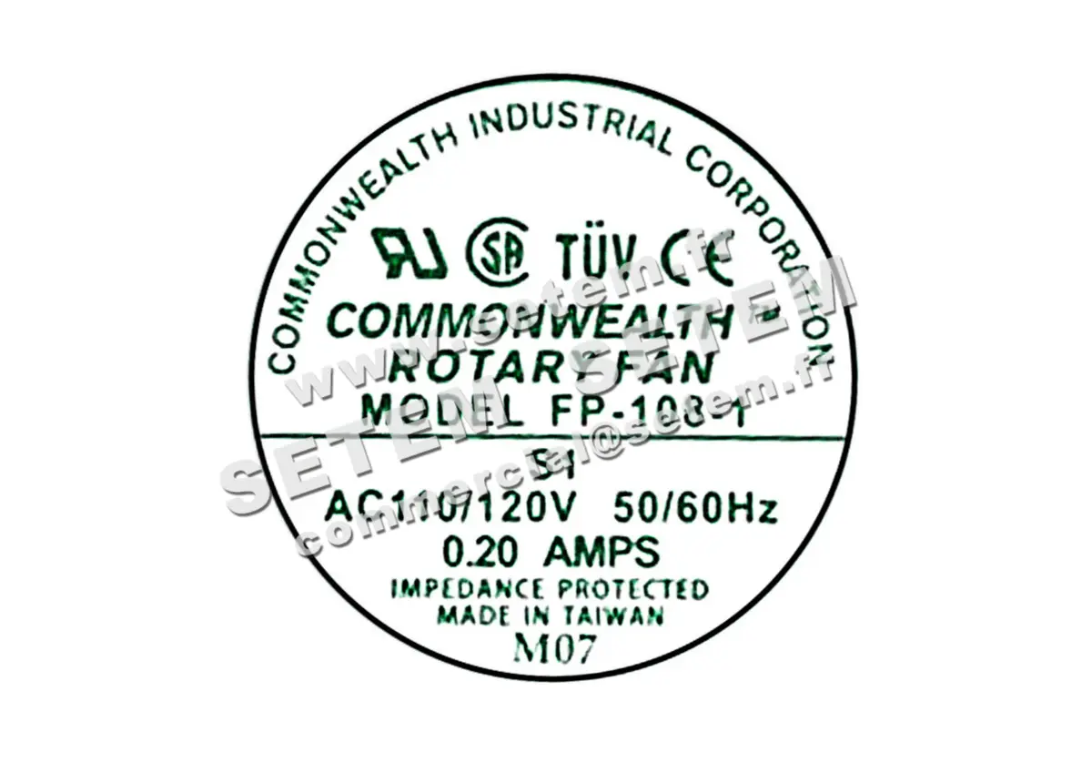 0698002222-VENTILATEUR COMMONWEAL FP.108.1.S1 110/120VAC 2