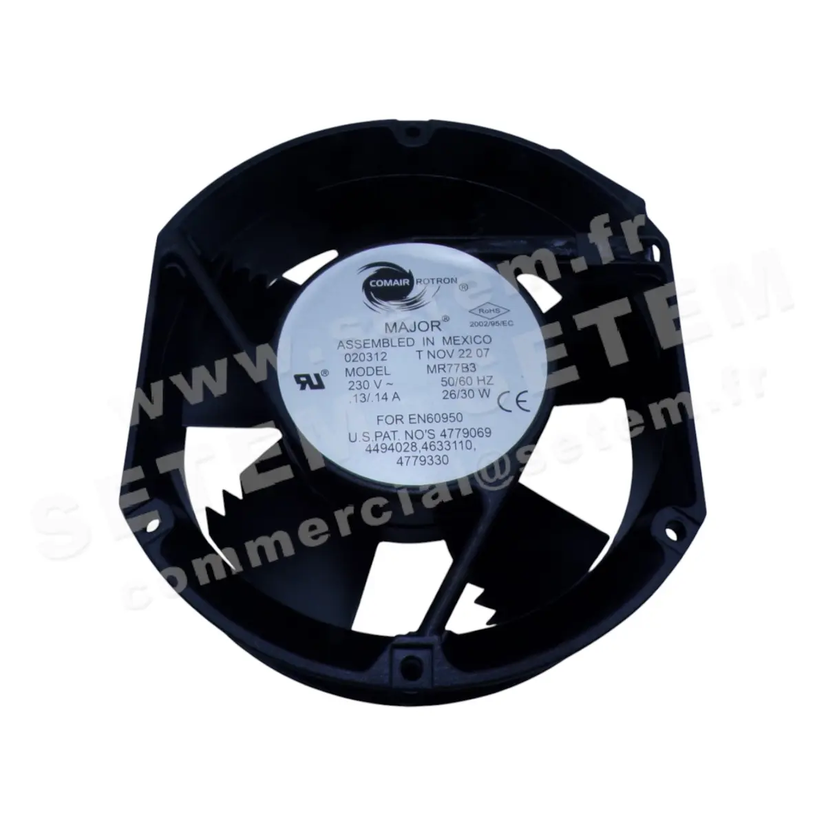 0712003512-VENTILATEUR COMAIR MR77B3 *020312*