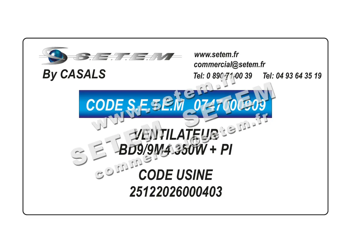 0747000909-VENTILATEUR CASALS BD9/9M4 350W + PI *25122026000403* 4