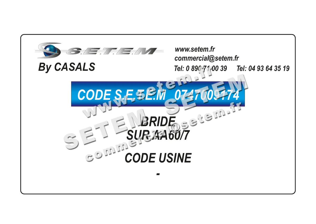 0747009174-BRIDE CASALS SUR AA60/7