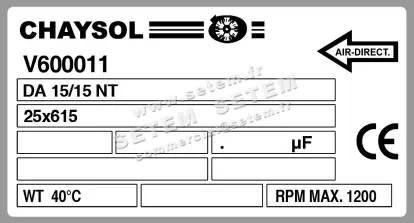 0749000008-VENTILATEUR CHAYSOL DA15/15NT *V600011* 3