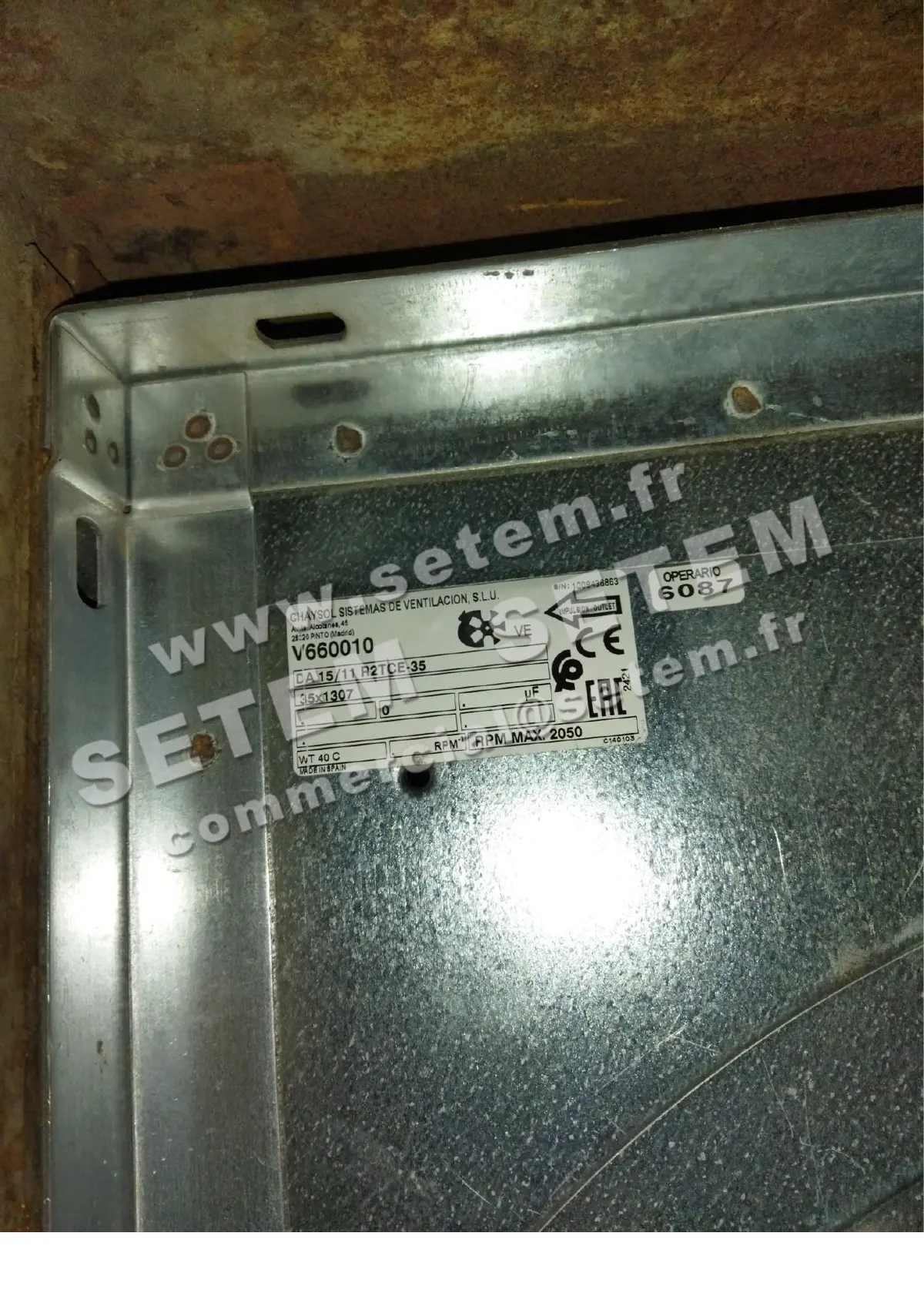 0749000036-VENTILATEUR CHAYSOL DA15/11R2TCE-35 *V660010*