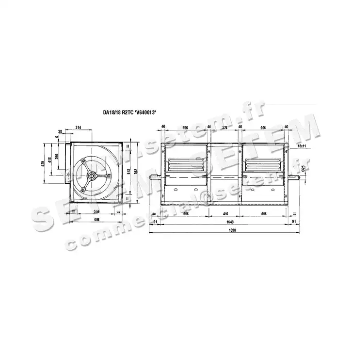 0749000095-VENTILATEUR CHAYSOL DA18/18R2TC *V640013* 6