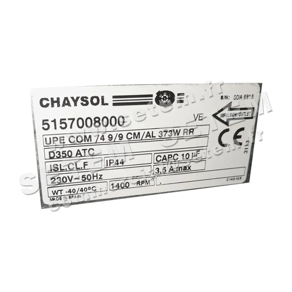 CAISSON UPECOM/4-9/9CM/AL 373W RRD350ATC *5157008000* 2