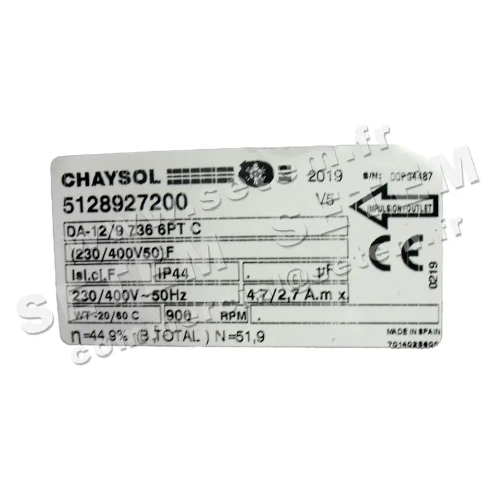 0749008552-VENTILATEUR CHAYSOL DA12/9CM/AL 736W 6P T230/400V 1V *5128927200* 9
