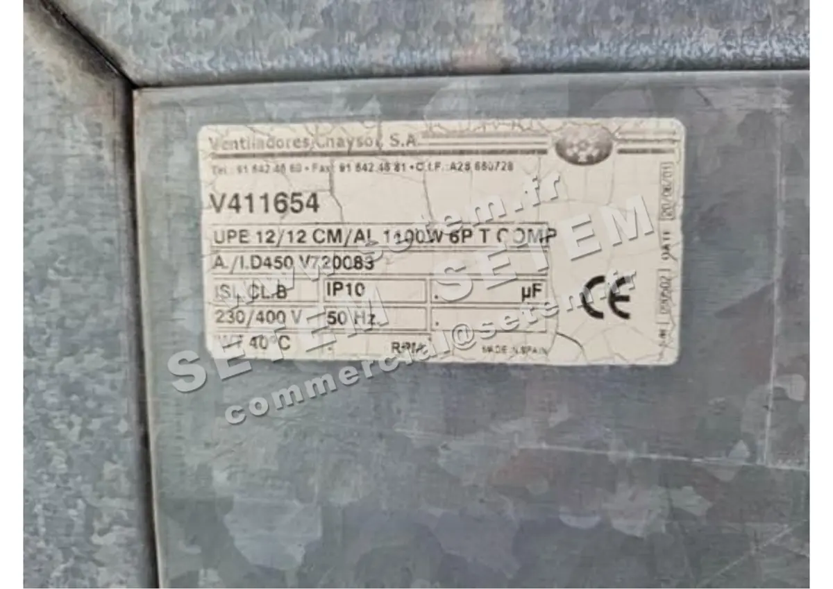 0749008745-CAISSON CHAYSOL UPE12/12 CM/AL 1100W 6P T COMP *V411654*