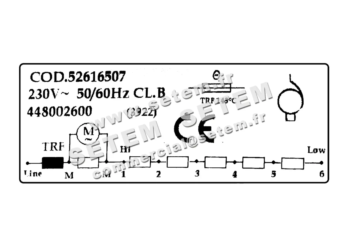 0756505225-AUTOTRANSFORMATEUR 448002600 COMELIT *52616507* 2