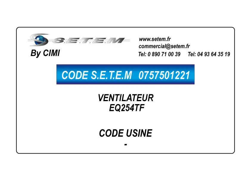 0757501221-VENTILATEUR CIMI EQ254TF
