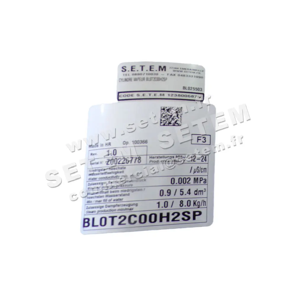 0796006875-CYLINDRE VAPEUR CAREL BL0T2C00H2SP 3