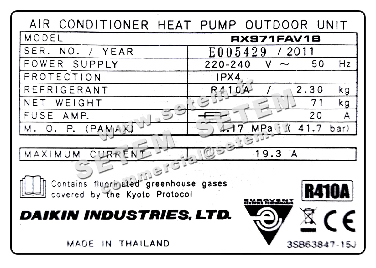 1305502363-UNITE EXTERIEURE RXS71FAV1B DAIKIN