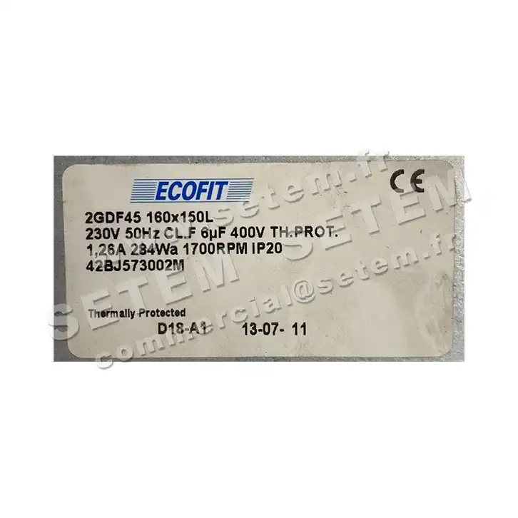 1515000005-VENTILATEUR ECOFIT 2GDF45.160X150L "42BJ573002M" *D18.A1*