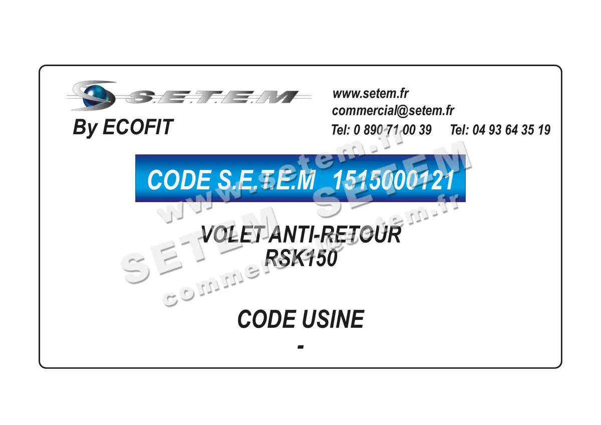 1515000121-VOLET ANTI-RETOUR ECOFIT RSK150