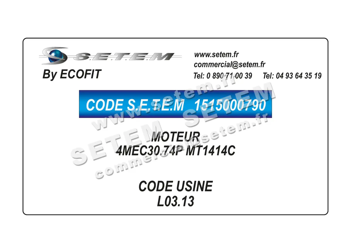 1515000790-MOTEUR ECOFIT 4MEC30.74P "MT1414C" *L03.13*