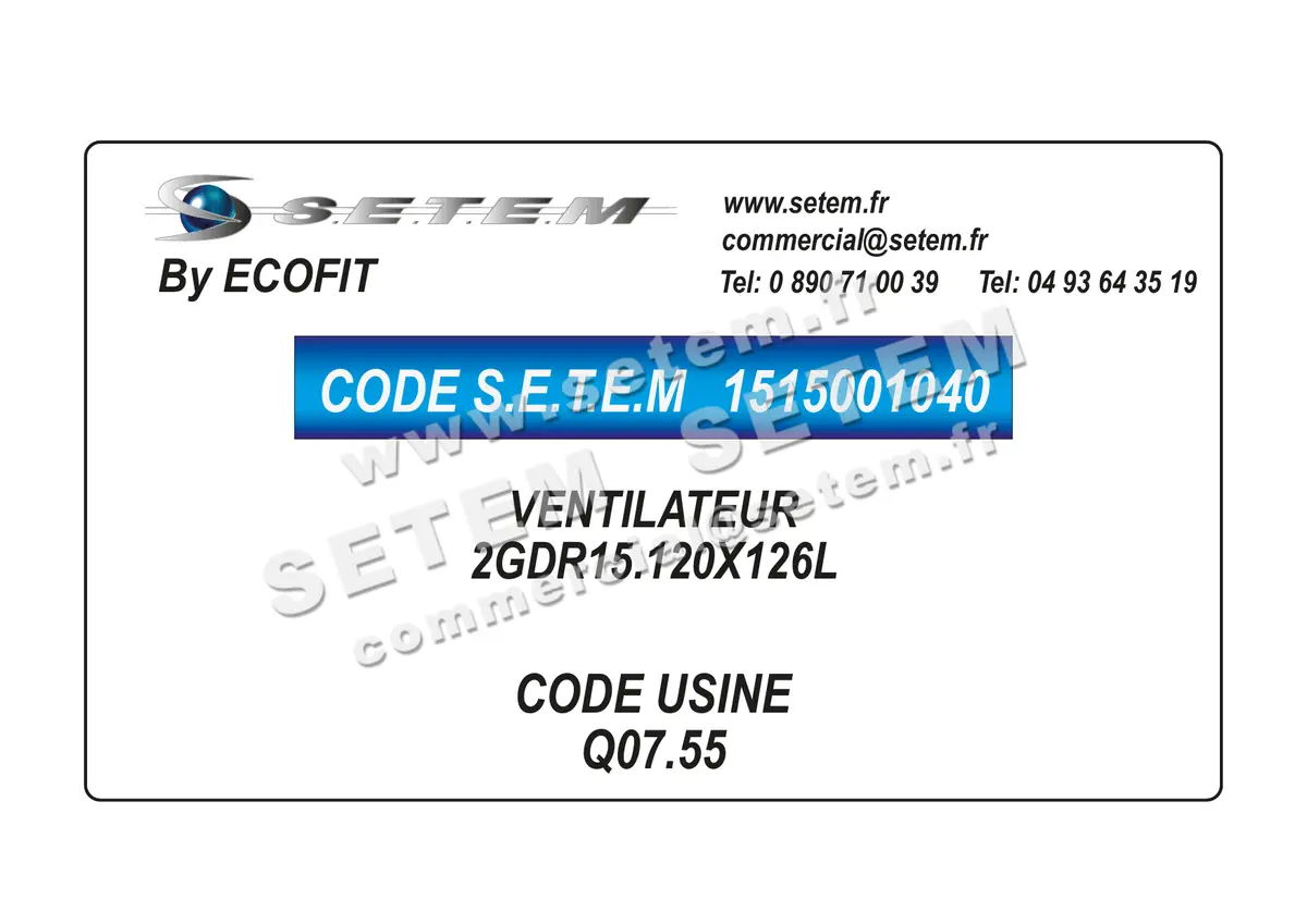 1515001040-VENTILATEUR ECOFIT 2GDR15.120X126L *Q07.55*