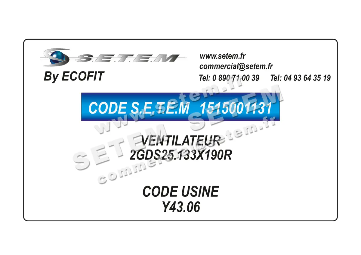1515001131-VENTILATEUR ECOFIT 2GDS25.133X190R *Y43.06* 2