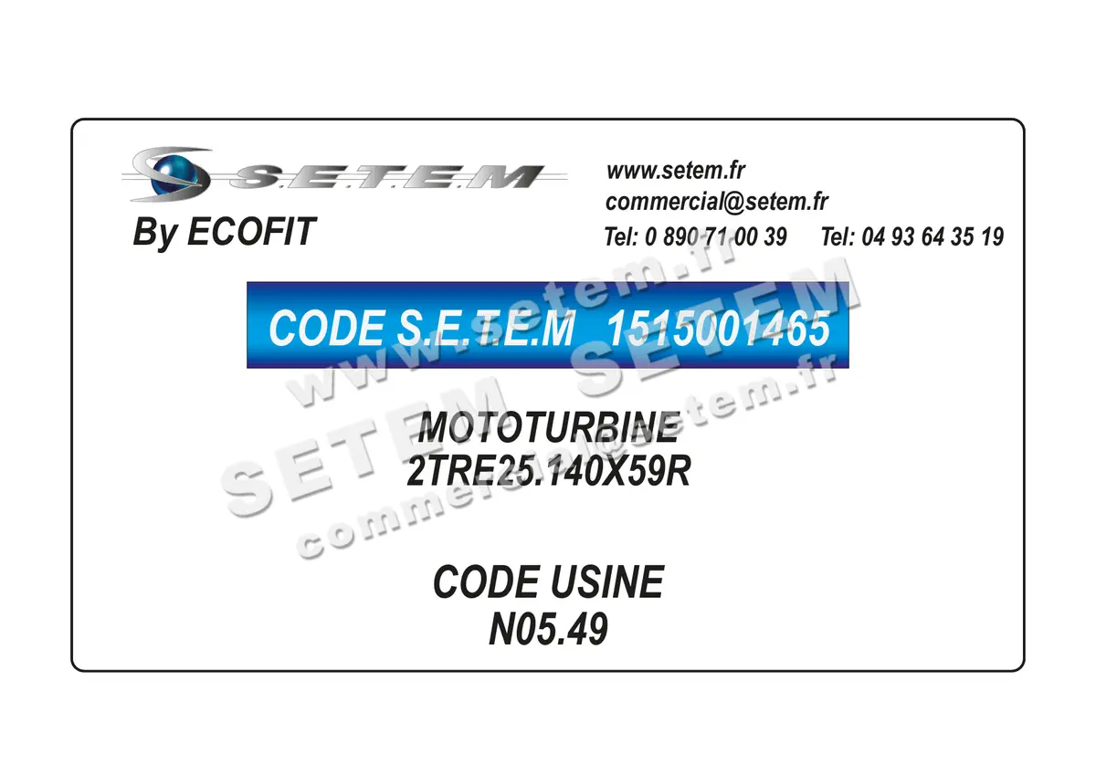 1515001465-MOTOTURBINE ECOFIT 2TRE25.140X59R *N05.49*